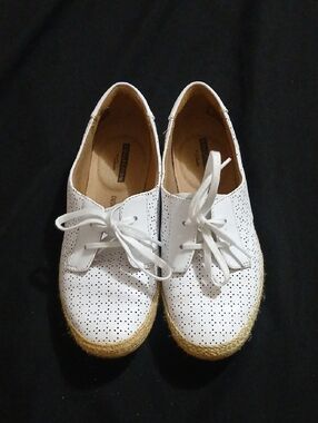 White Clark Slip-On Shoes